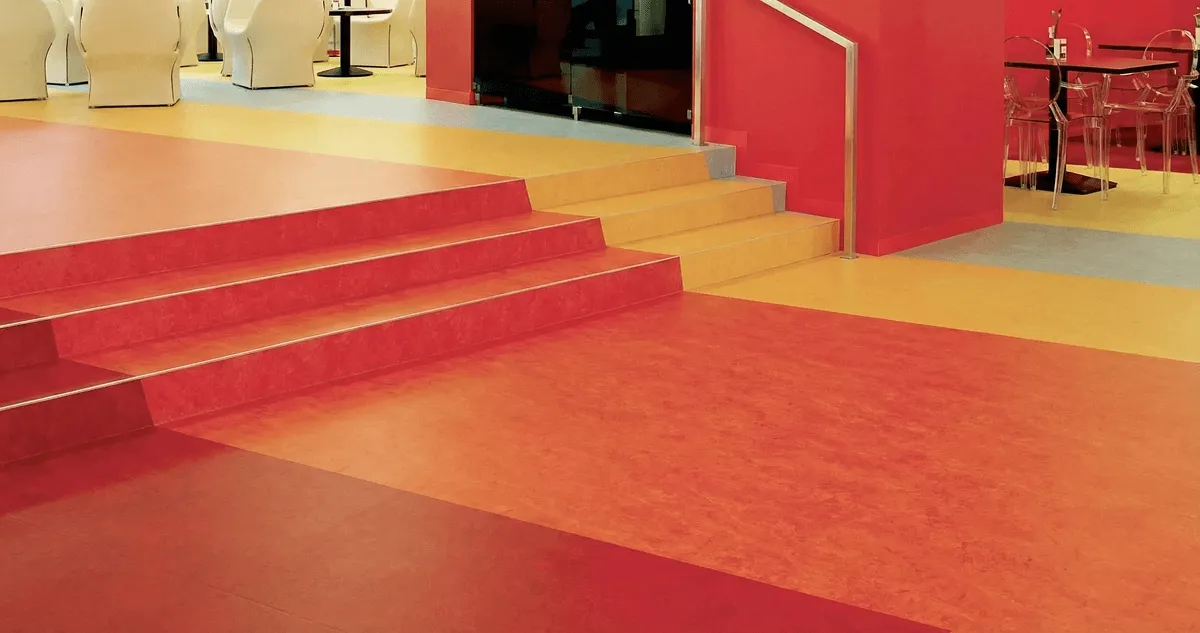 Snack bar with beautiful professionally installed linoleum flooring in Atlanta, GA